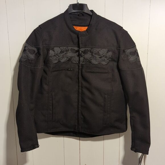 milwauki Other - Milwaukee Leather Black Men's Motorcycle Jacket MPM1730 Size XL